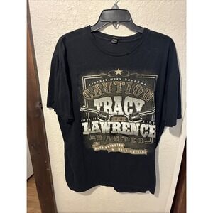 Tracy Lawrence XL Shirt Short sleeve 2018 Tour grey beer drinking hell raising